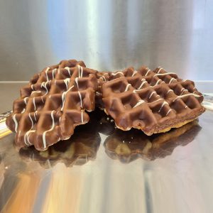 Wafel met melkchocolade